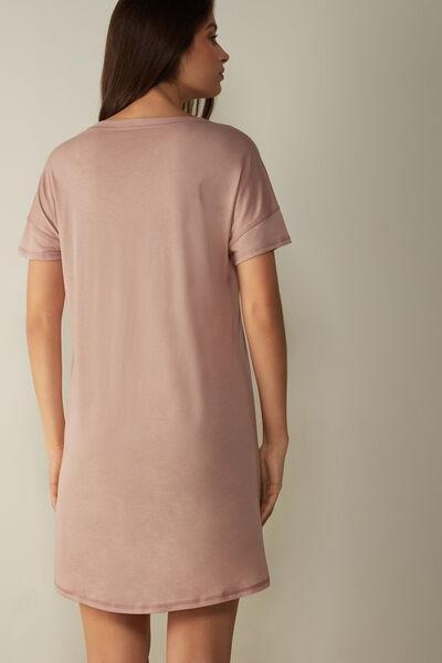 Pink Ultrafresh Supima Cotton Nightdress, , large image number 6