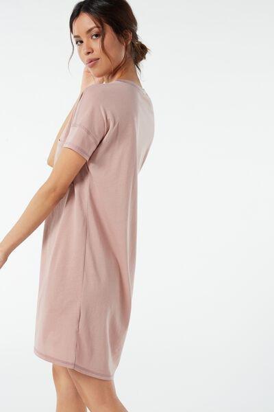 Pink Ultrafresh Supima Cotton Nightdress, , large image number 7
