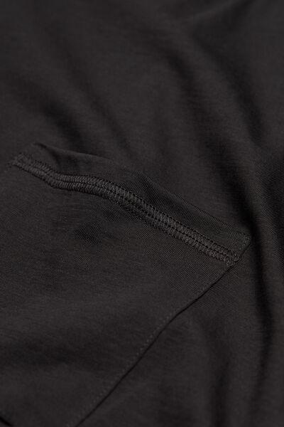 Black Ultrafresh Supima Cotton Nightdress, , large image number 6