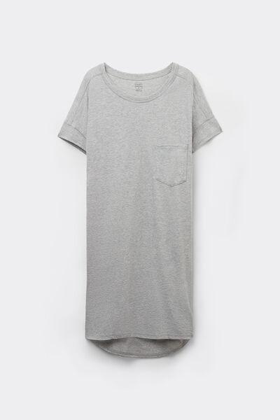 Grey  Ultrafresh Supima Cotton Nightdress, , large image number 4