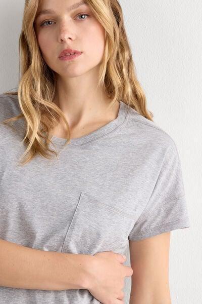 مزيج رمادي "اتح ultrafresh supima؟ باس النوم القطن ، للنساء, Light Grey Blend, large image number 9