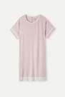 Intimissimi - Pink Melange Short-Sleeved Nightdress With Lace Details