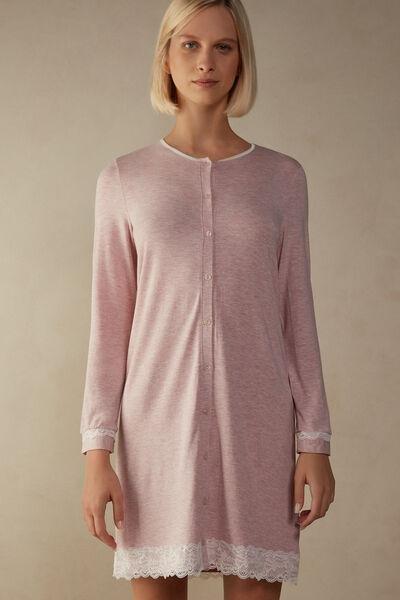 Pink Button-Down Nightdress, , large image number 0