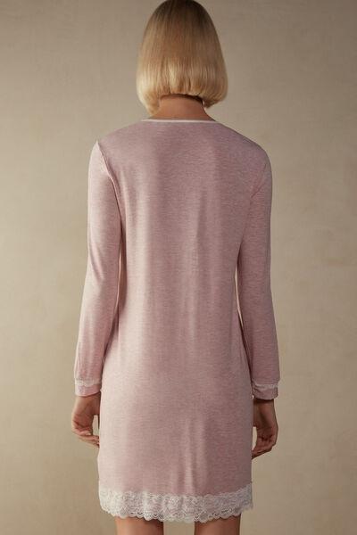 Pink Button-Down Nightdress, , large image number 3
