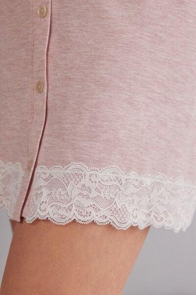 Pink Button-Down Nightdress, 5601_008J, large image number 5