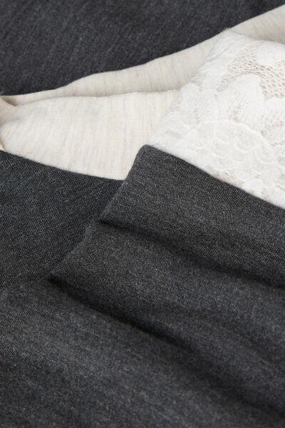 Intimissimi - Grey Blend Modal With Wool Nightie