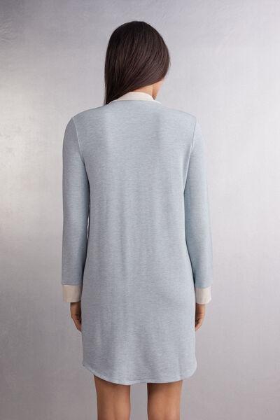 Grey Cold Winter Night Nightdress, , large image number 3
