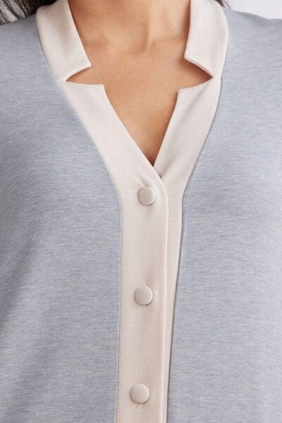 Grey Cold Winter Night Nightdress, 5601_776J, large image number 5