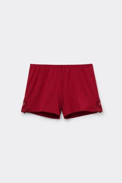 Red Pretty Flowers Modal Shorts, , large image number 2