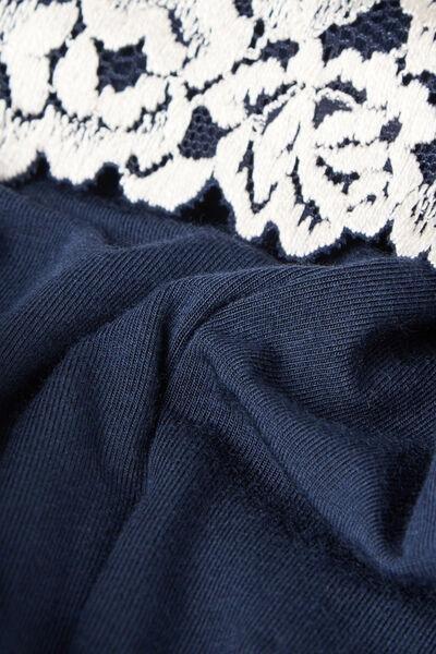 Navy Pretty Flowers Modal Pants, , large image number 4