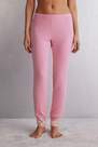 Intimissimi - Pink Pretty Flowers Full-Length Modal Trousers With Cuffs