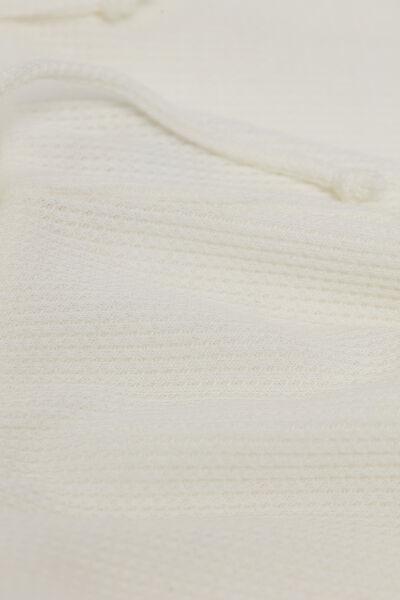 Ivory Glisten In Light Cuffed Trousers, Powder White, large image number 4