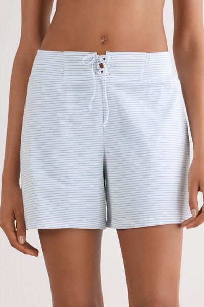 Blue Morning Portofino Striped Shorts, , large image number 0