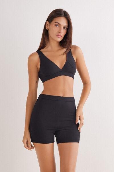 NERO Your Everyday Wear Ribbed Cycling Shorts, , large image number 2