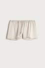 Intimissimi - White Smooth Silk-Satin Shorts