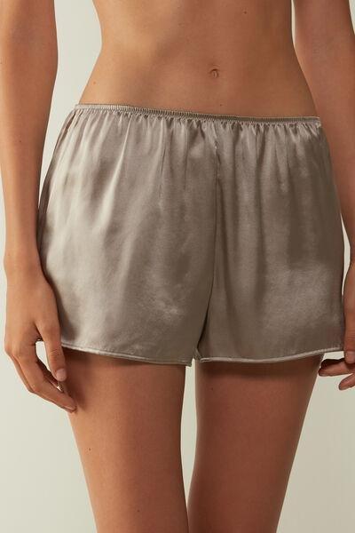 Intimissimi - Beige Smooth Silk-Satin Shorts