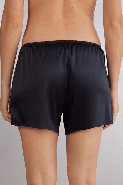 Black Silk Shorts, , large image number 3