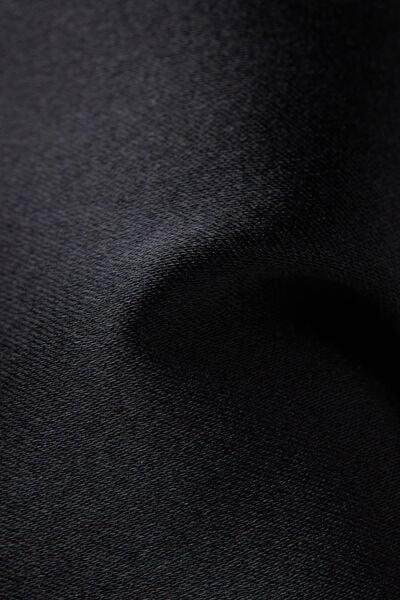 Black Silk Shorts, Black, large image number 9