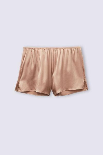 Pink Silk Shorts, , large image number 1