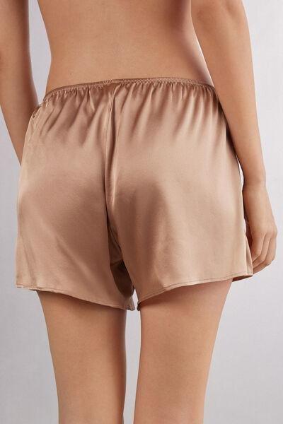 Pink Silk Shorts, , large image number 3