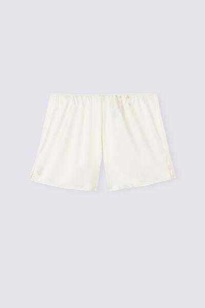 White Silk Shorts, , large image number 2