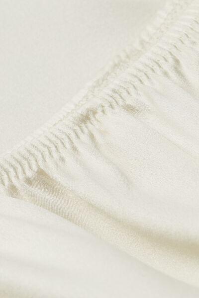 White Silk Shorts, , large image number 4