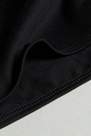 Intimissimi - Black Supima Cotton Shorts With Rounded Hem, Women