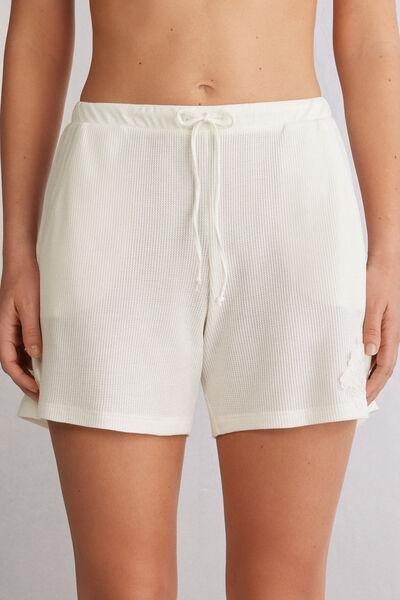 White Glisten In The Light Bermuda Shorts, , medium