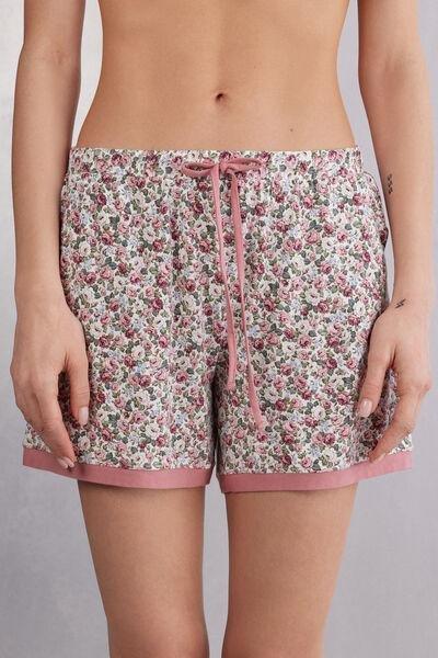 Multicolour Floral Romance Shorts, 5601_851J, large image number 0