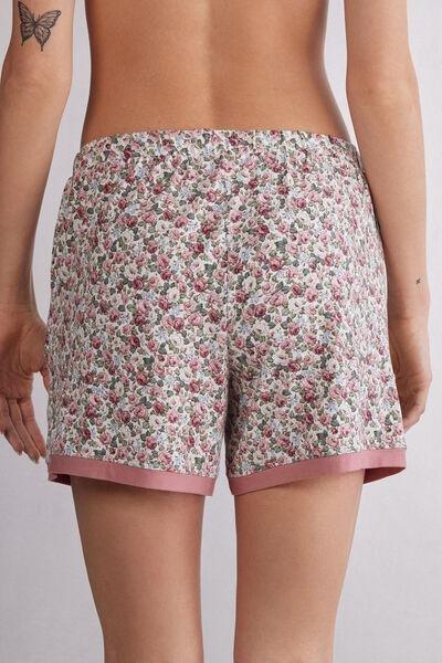Multicolour Floral Romance Shorts, 5601_851J, large image number 3