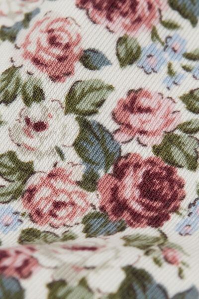 Multicolour Floral Romance Shorts, 5601_851J, large image number 4