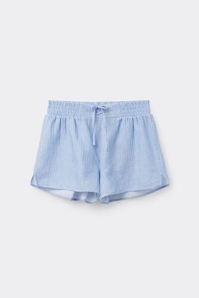 Blue Canvas Shorts, 5601_869J, large image number 2