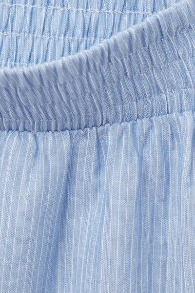 Blue Canvas Shorts, 5601_869J, large image number 4