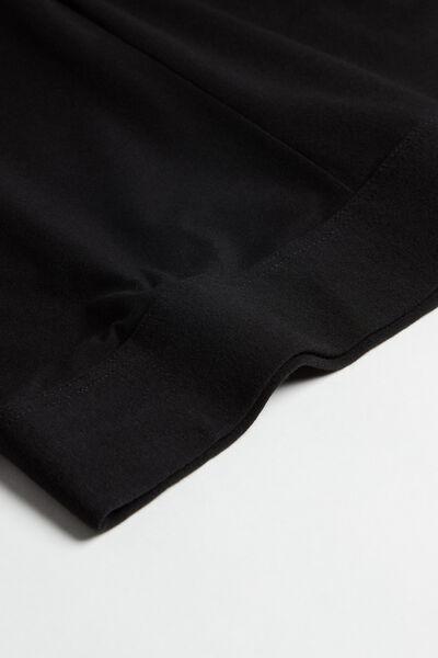 Black Cotton Cycling Shorts, , large image number 11
