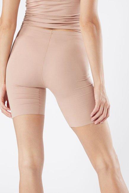 Beige Seamless Supima Cotton Shorts, , large image number 9