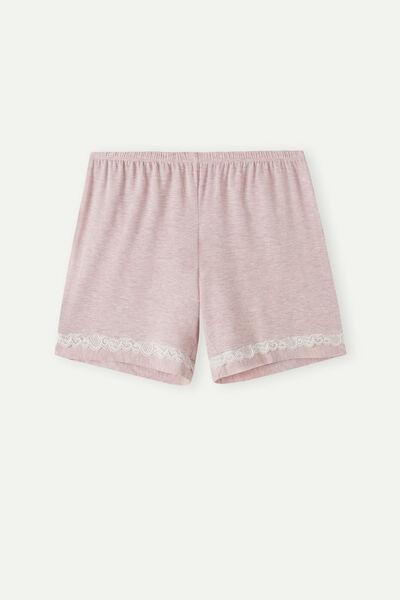 Pink Frill Detail Shorts, , large image number 2