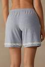 Intimissimi - Blue Modal Shorts With Lace Details