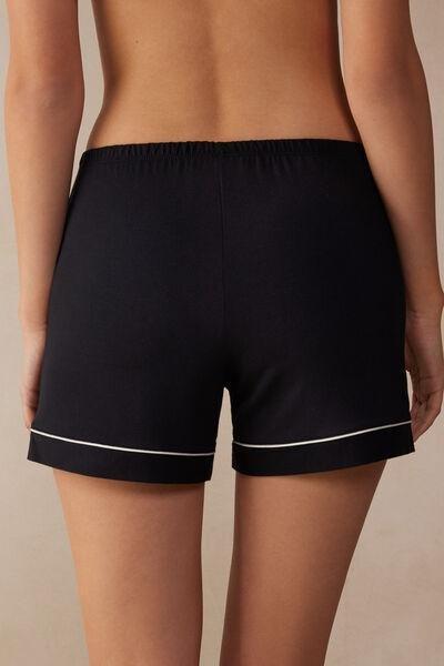 Black Modal Shorts, , large image number 3
