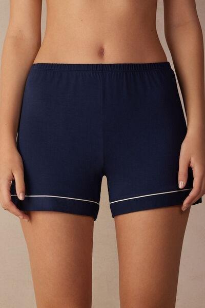 Blue Modal Shorts, , large image number 0