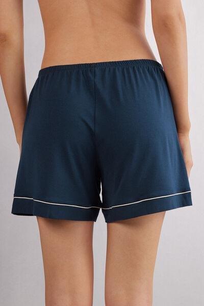Blue Modal Shorts, , large image number 3