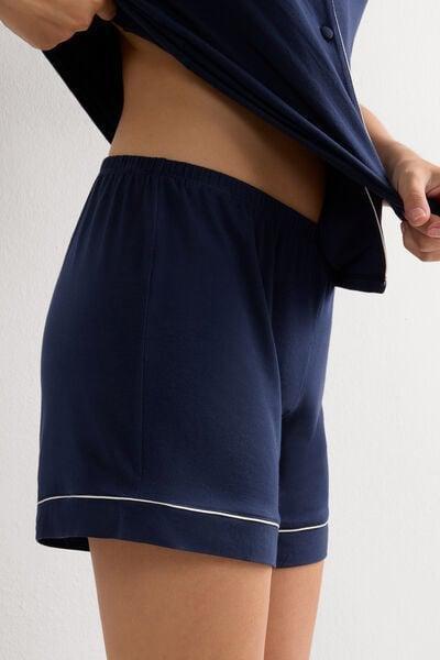 Navy Modal Shorts, Intense Blue, large image number 5