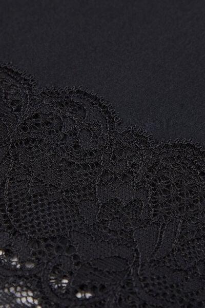 Black Silk Shorts, Black, large image number 10