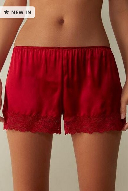 Intimissimi - Red Silk Shorts