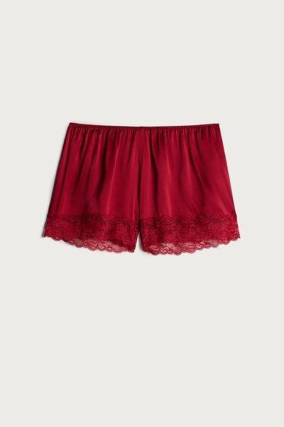 Red Silk Shorts, , large image number 2