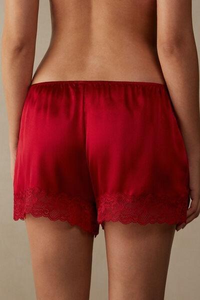 Red Silk Shorts, , large image number 3