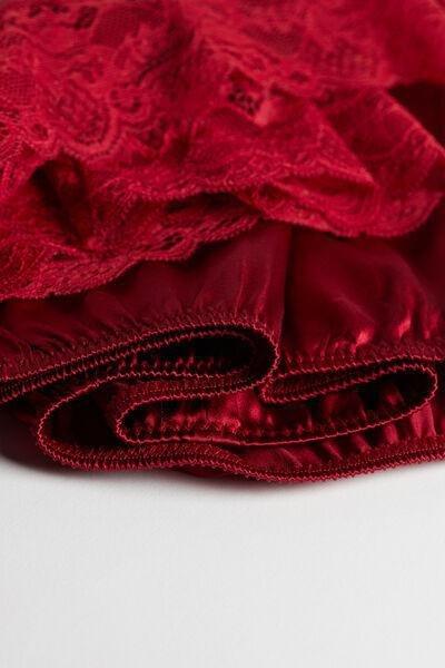 Red Silk Shorts, , large image number 5