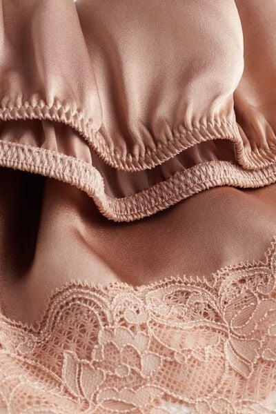 Pink Silk Shorts, Satin Pink, large image number 7