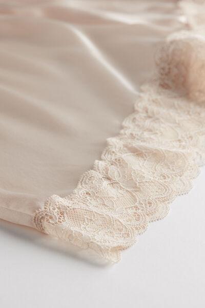 White Silk Shorts, Silk, large image number 8