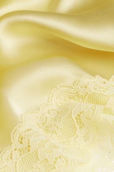 Yellow Silk Shorts, , large image number 4