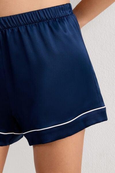 Navy Elasticated Waist Shorts, Intense Blue, large image number 11